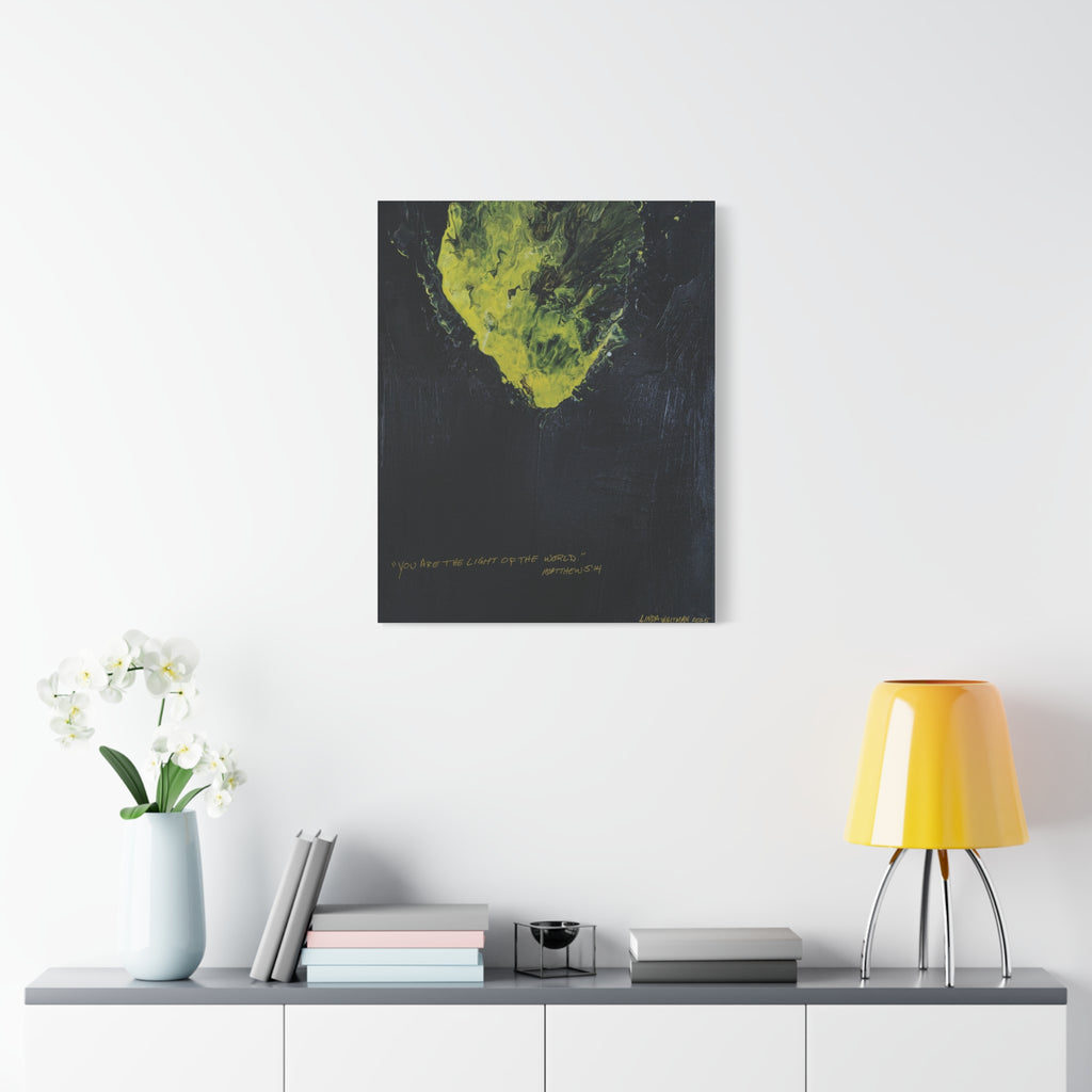 "You Are the Light of the World" - Stretched Matte Canvas