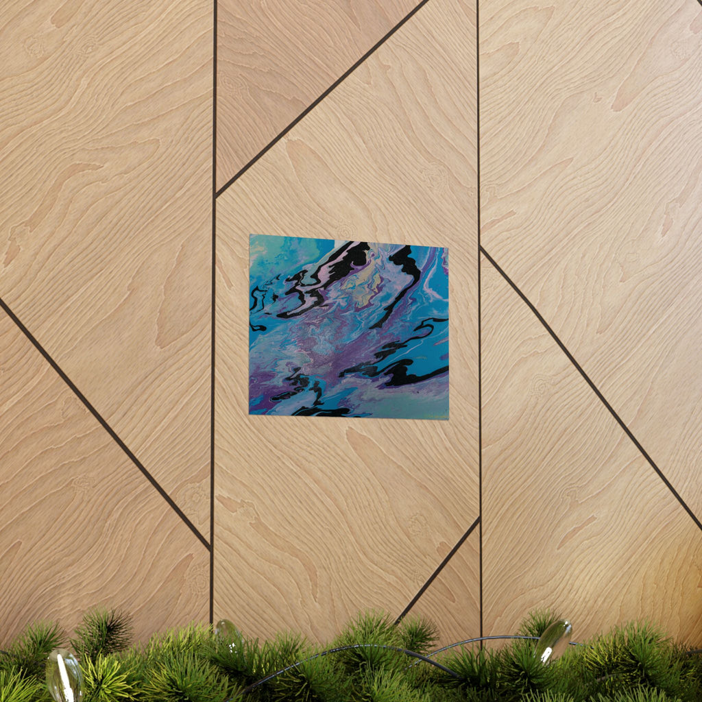 Ocean Swirl - Matte Poster