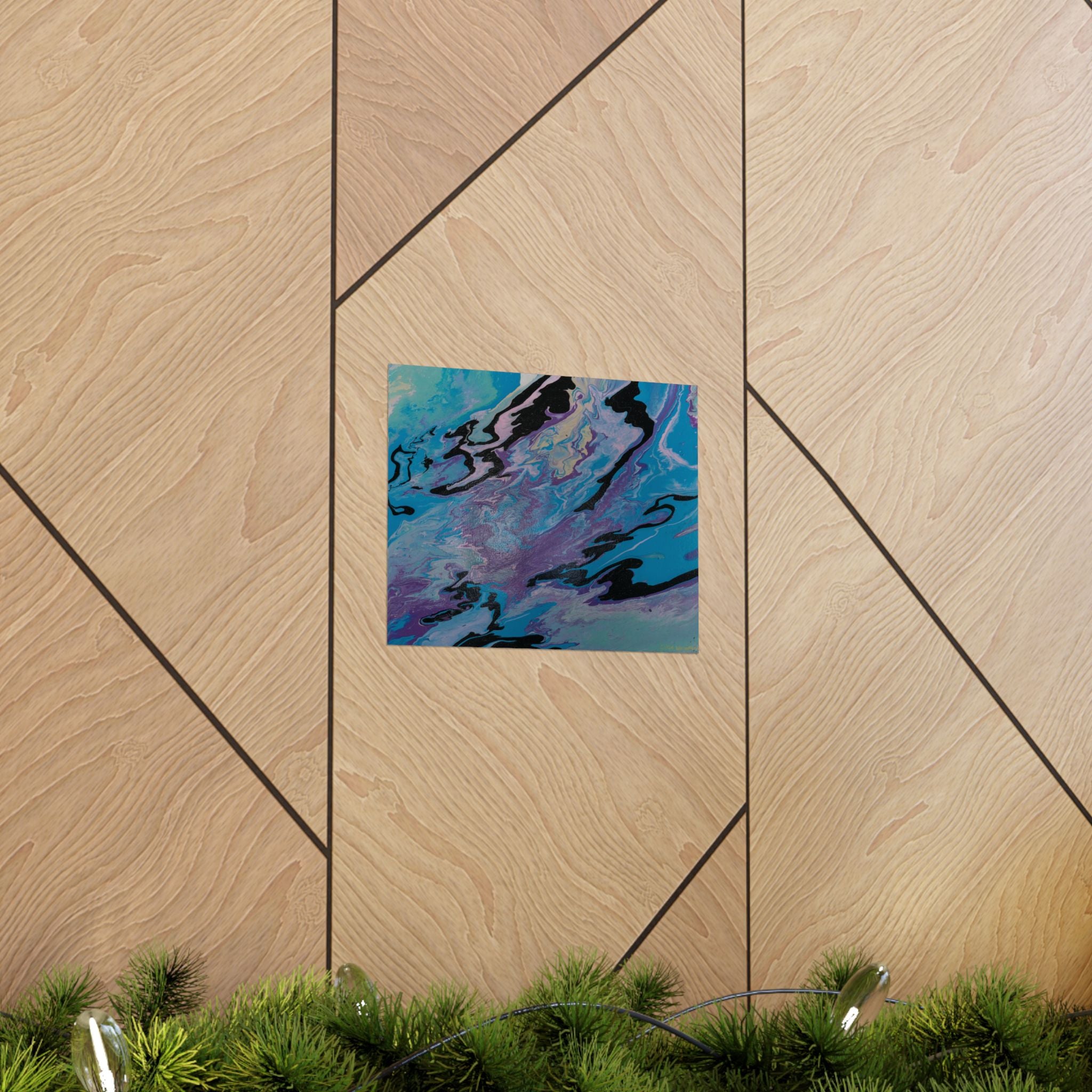 Ocean Swirl - Matte Poster