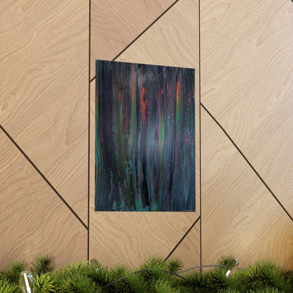 Rainbow Drip - Matte Poster