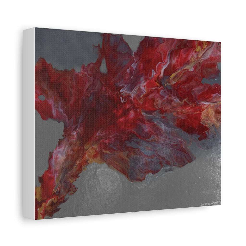 Stormy Embers Burst – Matte Stretched Wall Print