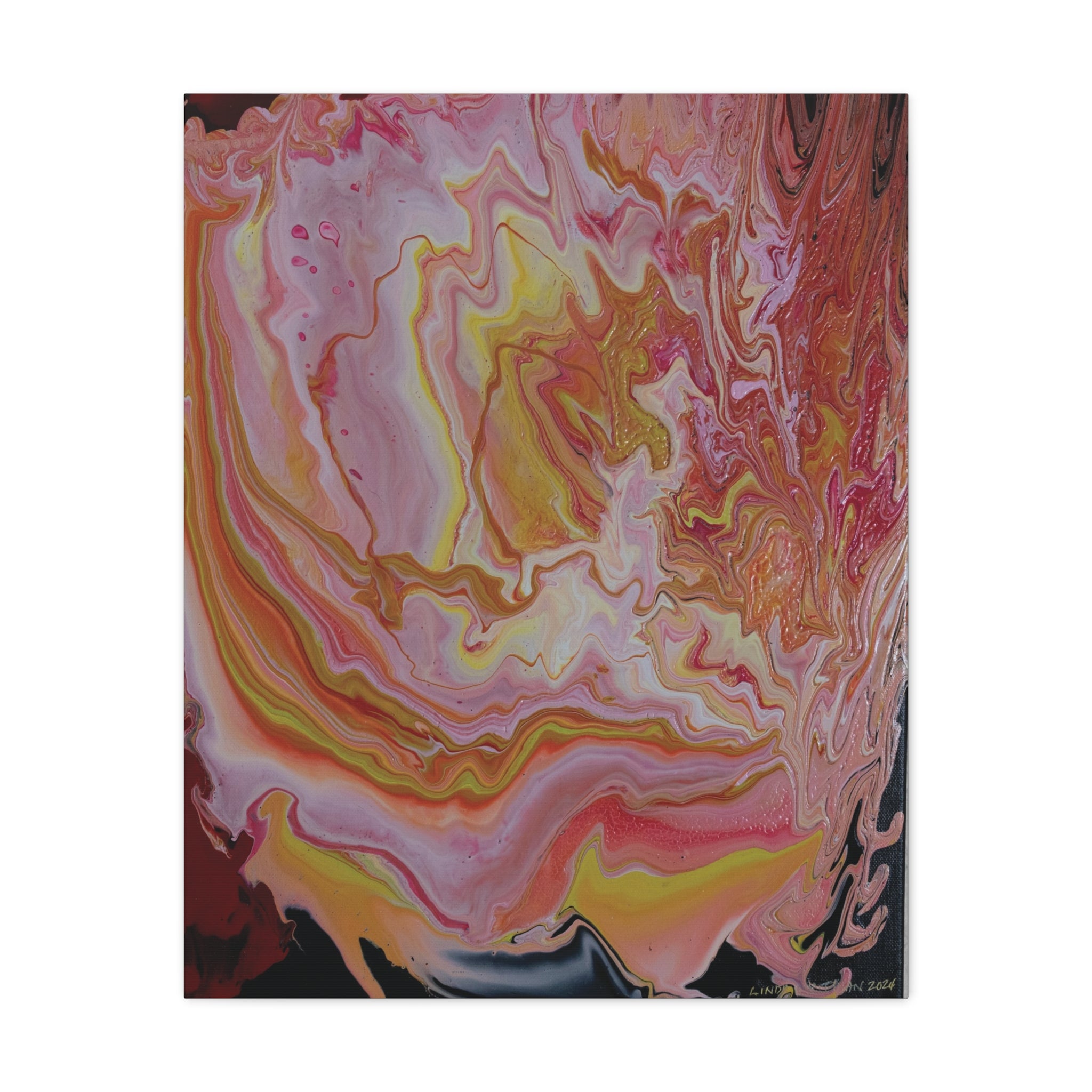 Pink Sunrise - Matte Canvas Wall Art
