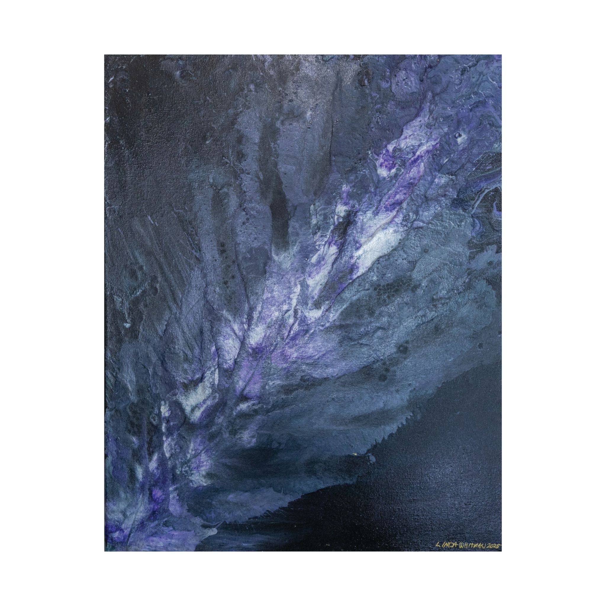 Purple Nebula - Matte Poster