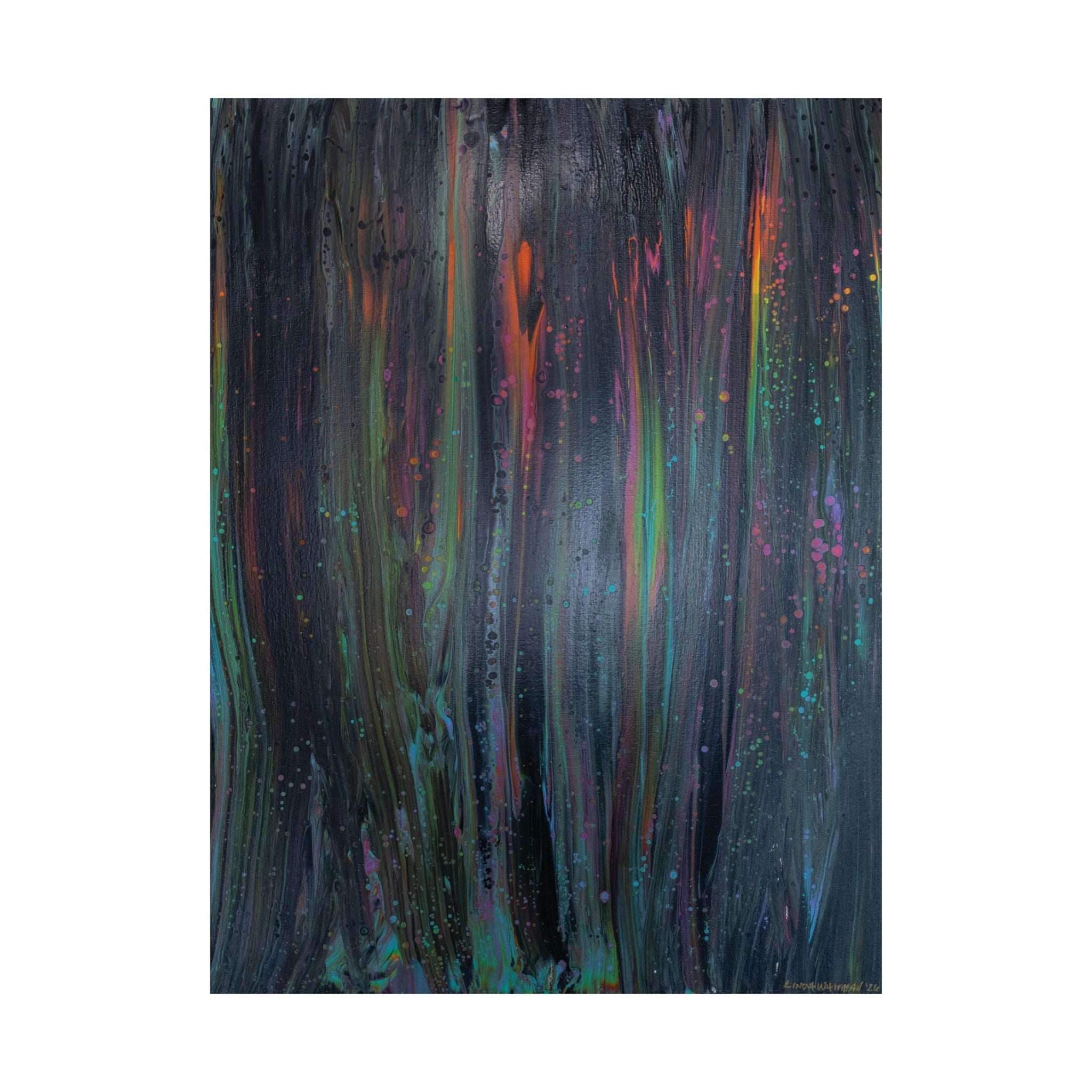 Rainbow Drip - Matte Poster