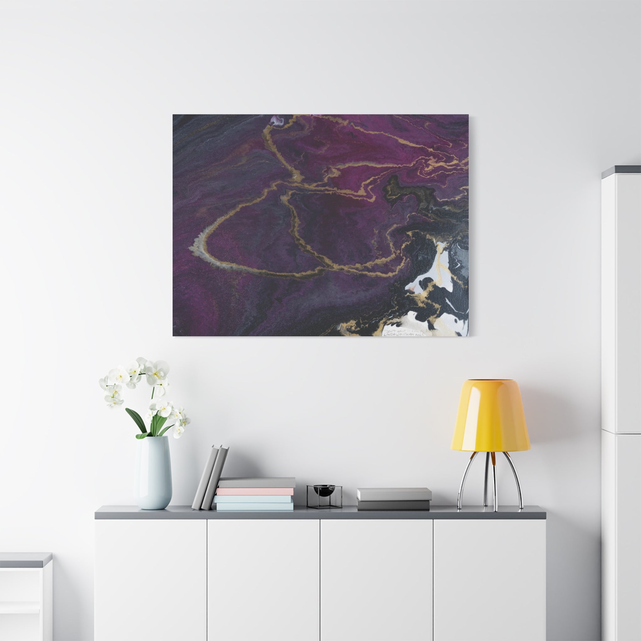 "Don't Want to Kill Nobody" - Matte Canvas Wall ER