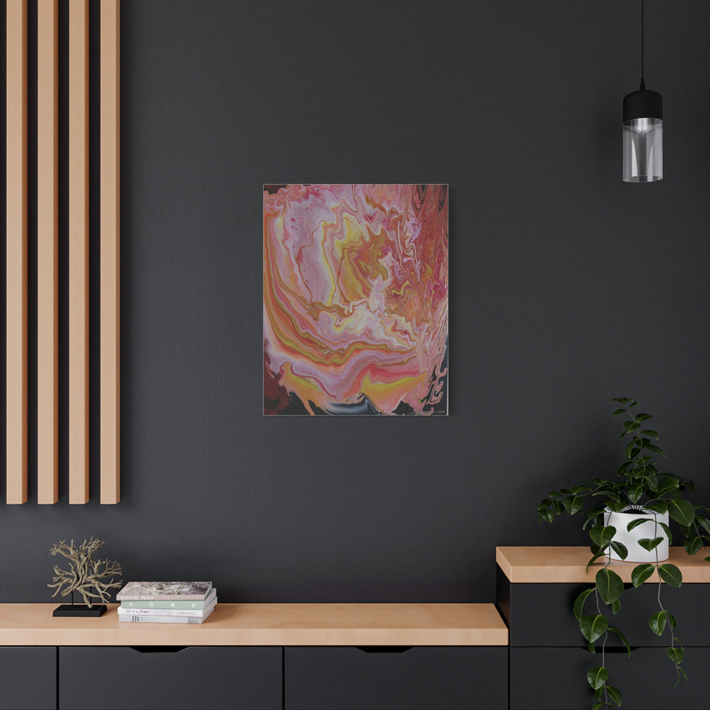 Pink Sunrise - Matte Canvas Wall Art