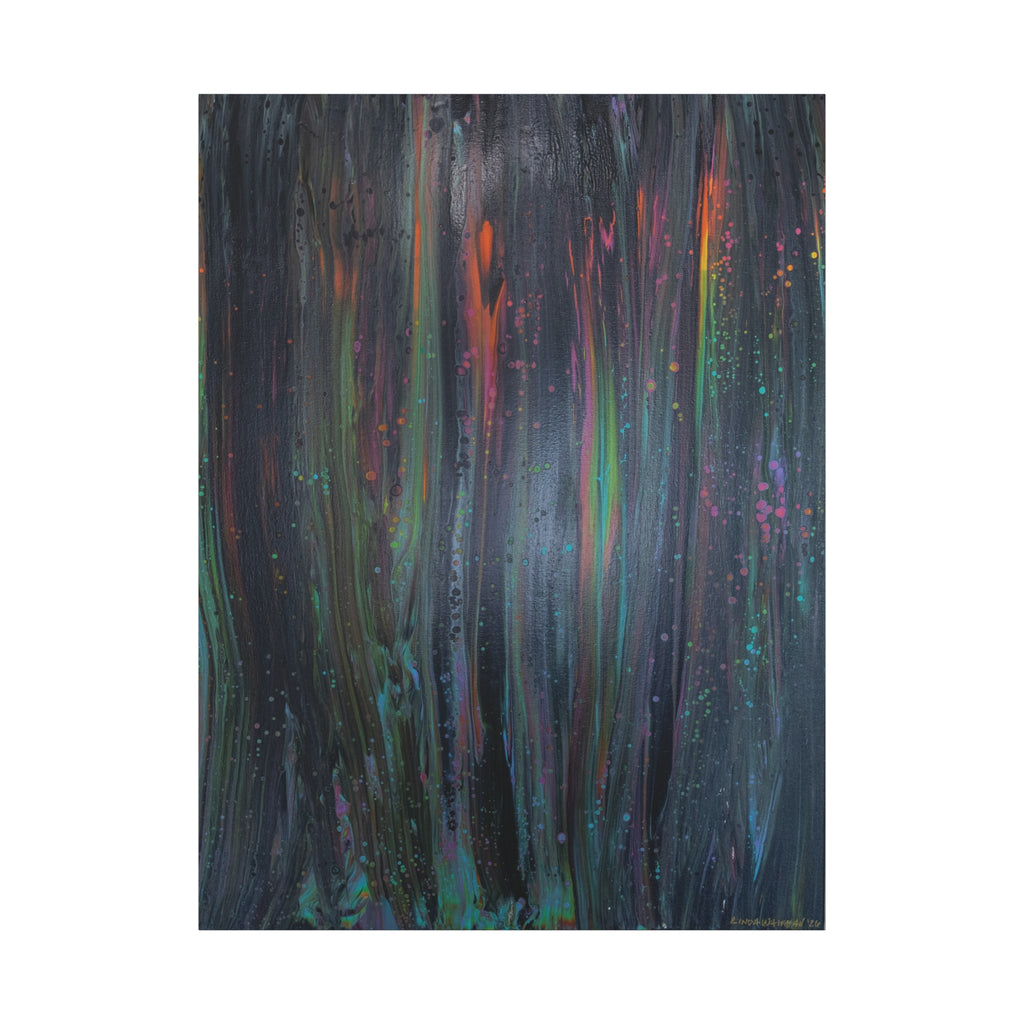 Rainbow Drip  — Stretched Canvas