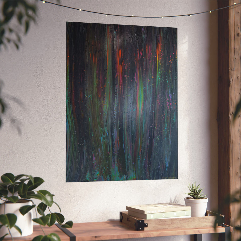 Rainbow Drip - Matte Poster