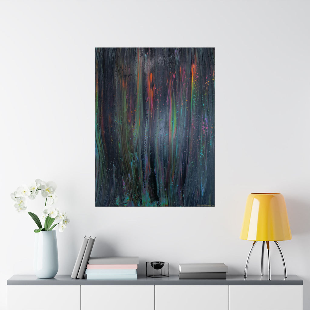 Rainbow Drip - Matte Poster
