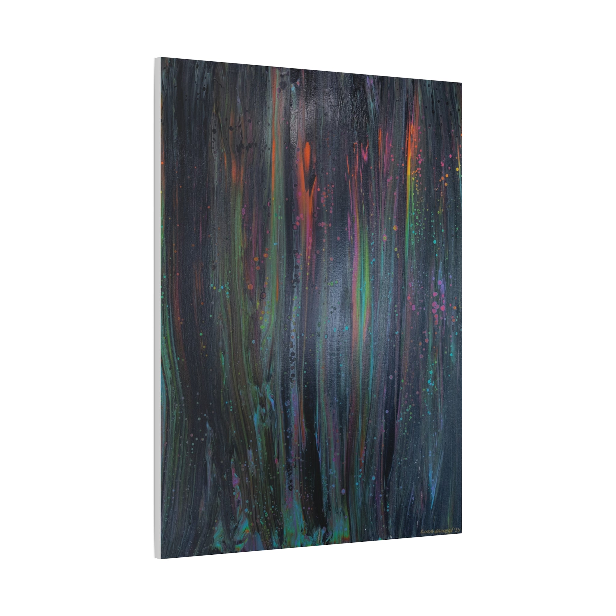 Rainbow Drip  — Stretched Canvas