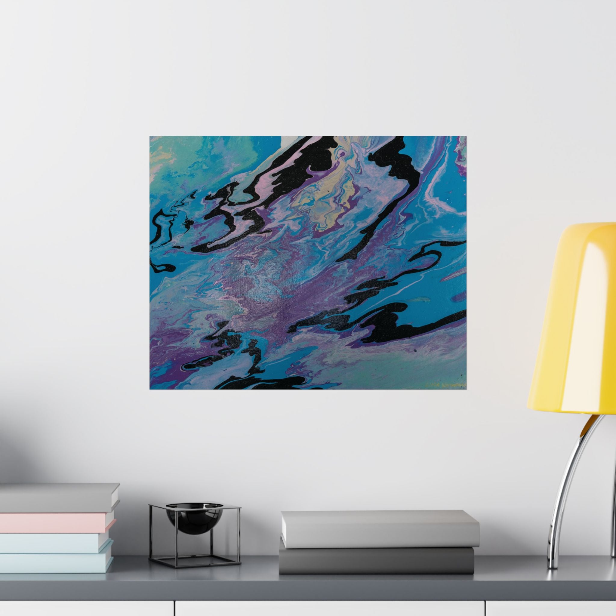 Ocean Swirl - Matte Poster