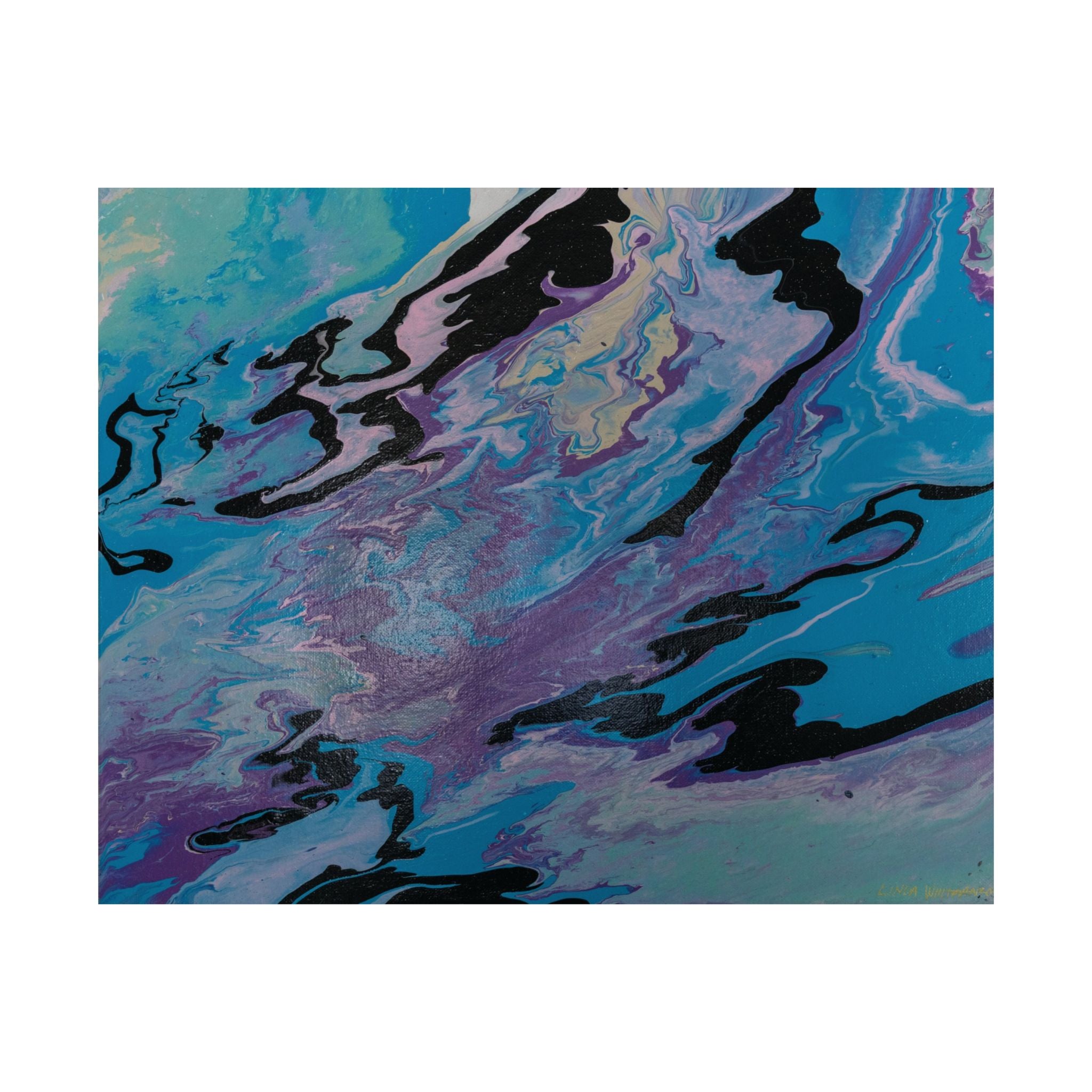 Ocean Swirl - Matte Poster