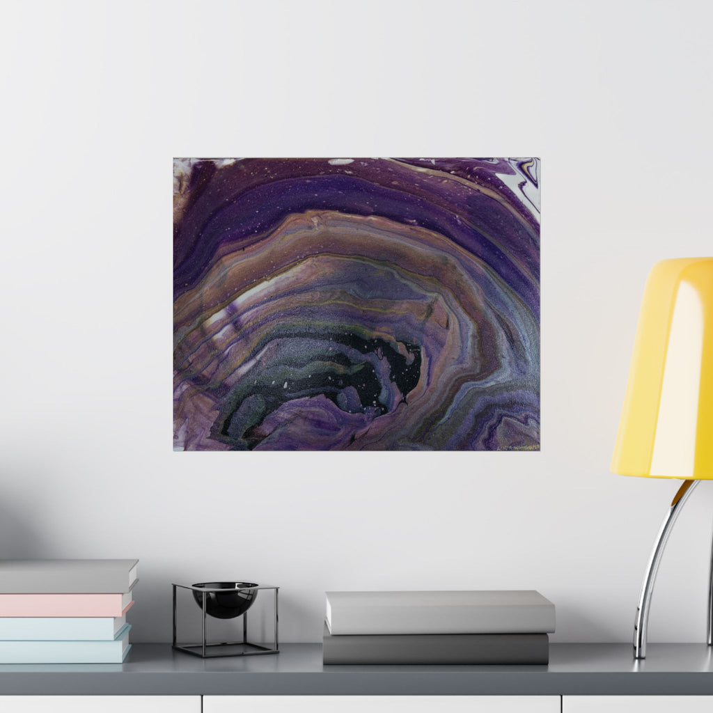 Purple Agate - Matte Poster