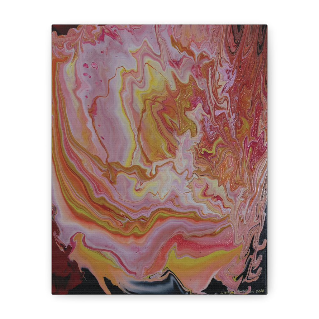 Pink Sunrise - Matte Canvas Wall Art