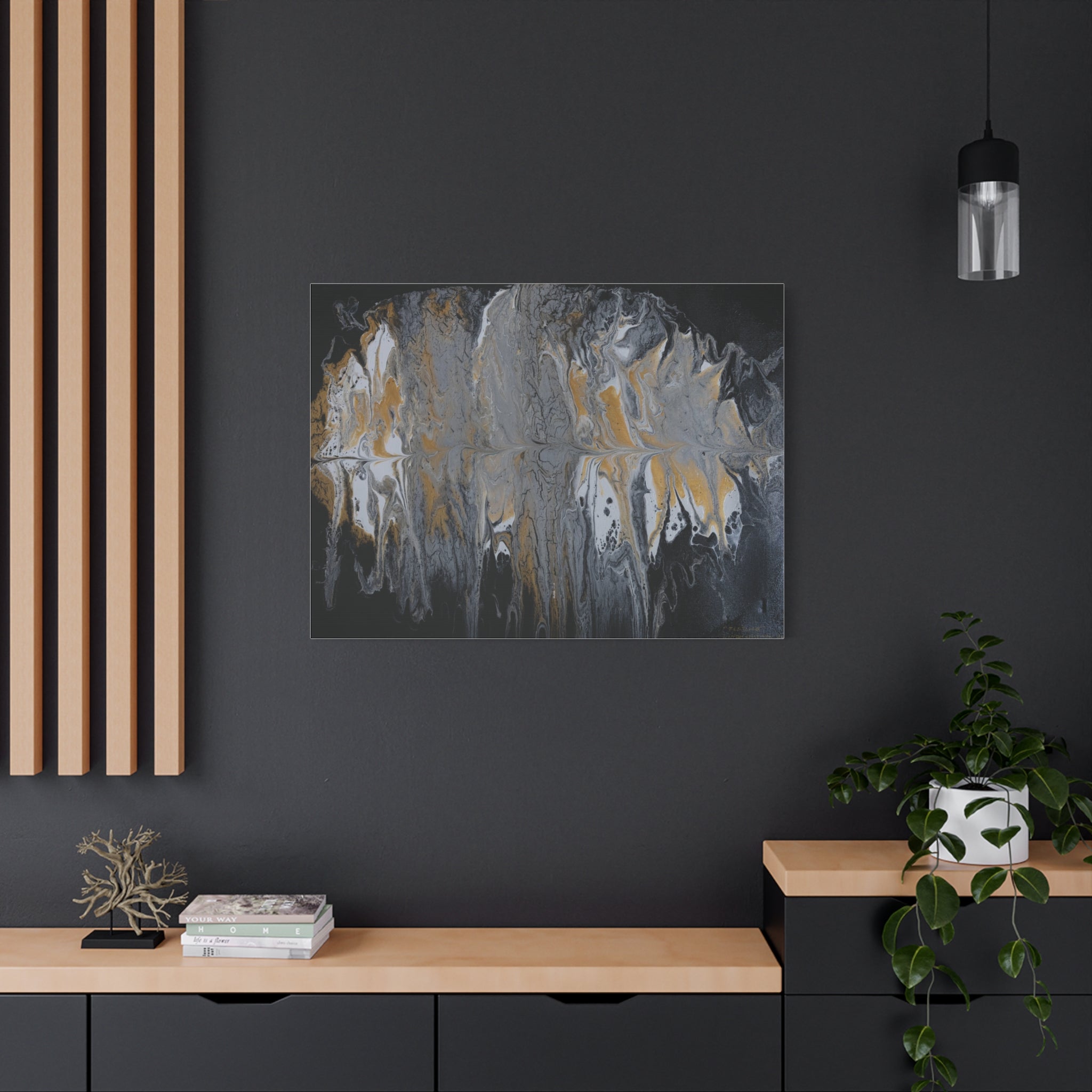 Flatline - Matte Canvas Print