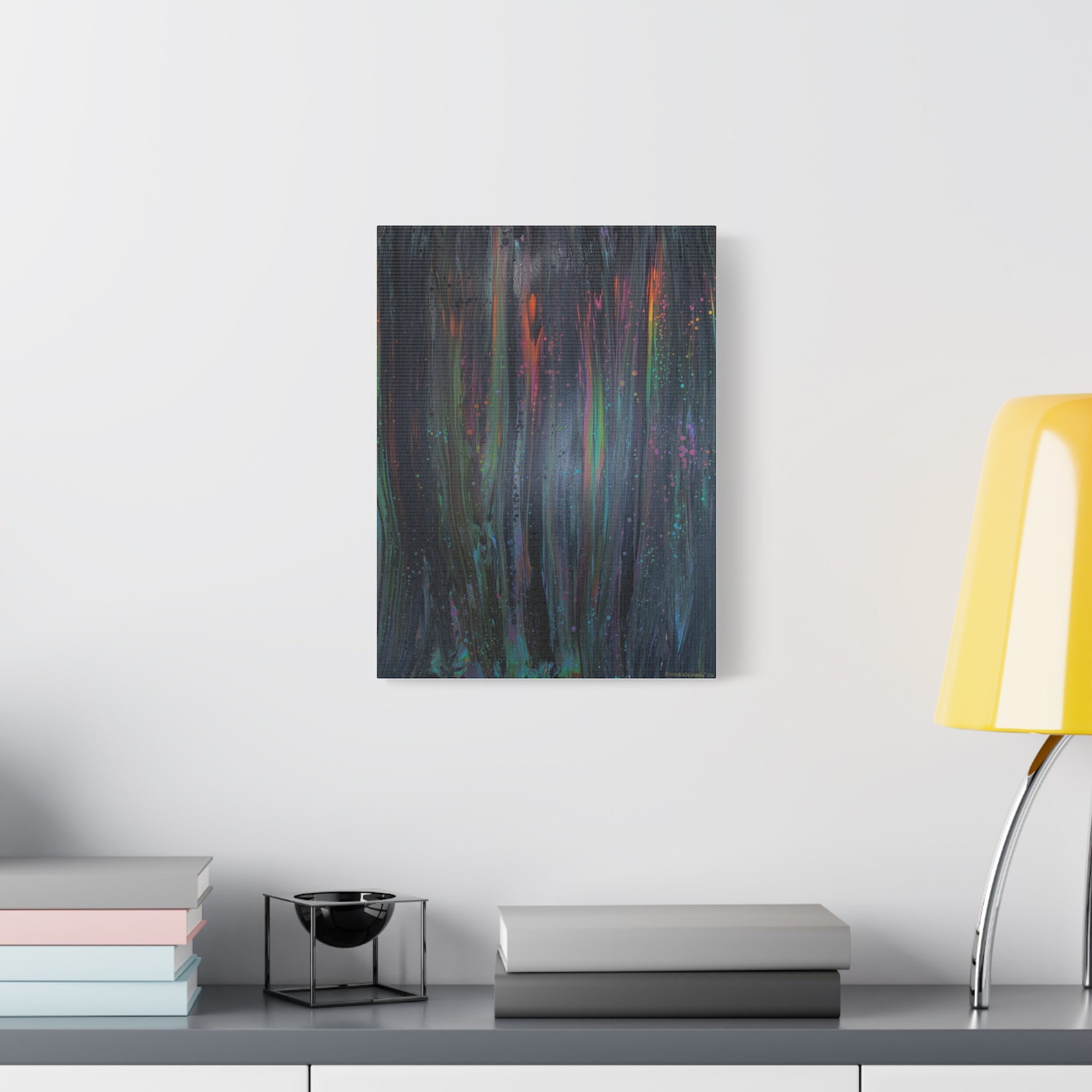 Rainbow Drip  — Stretched Canvas