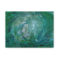 Green Vortex - Matte Canvas Print