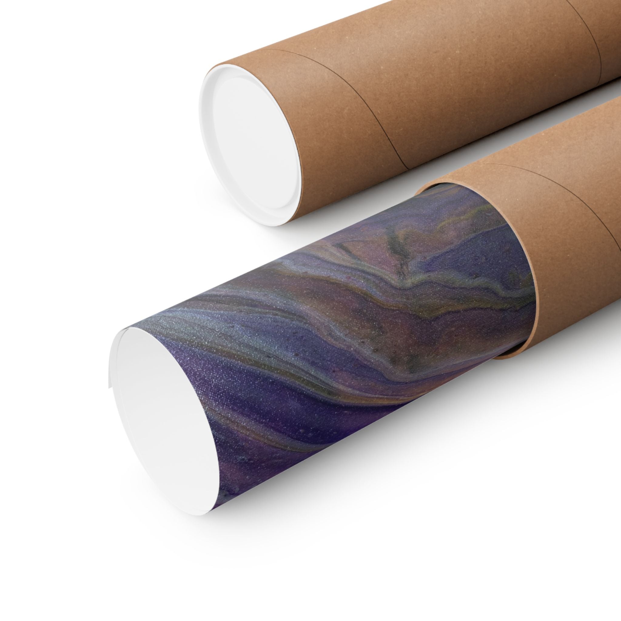 Purple Agate - Matte Poster