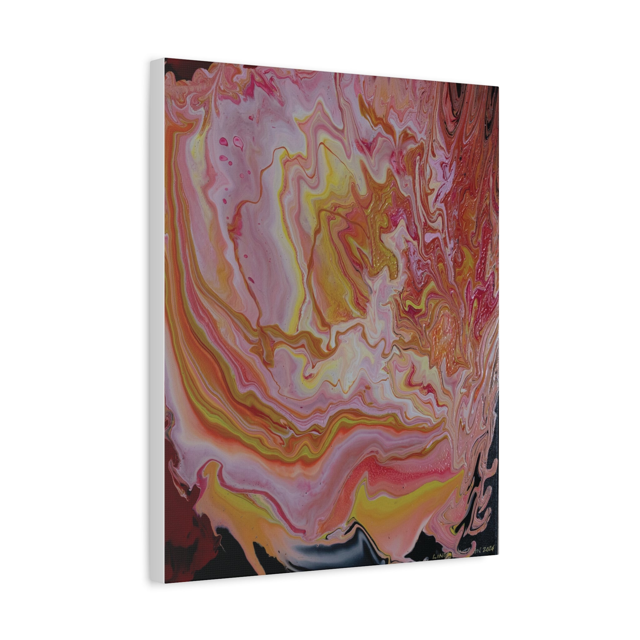 Pink Sunrise - Matte Canvas Wall Art