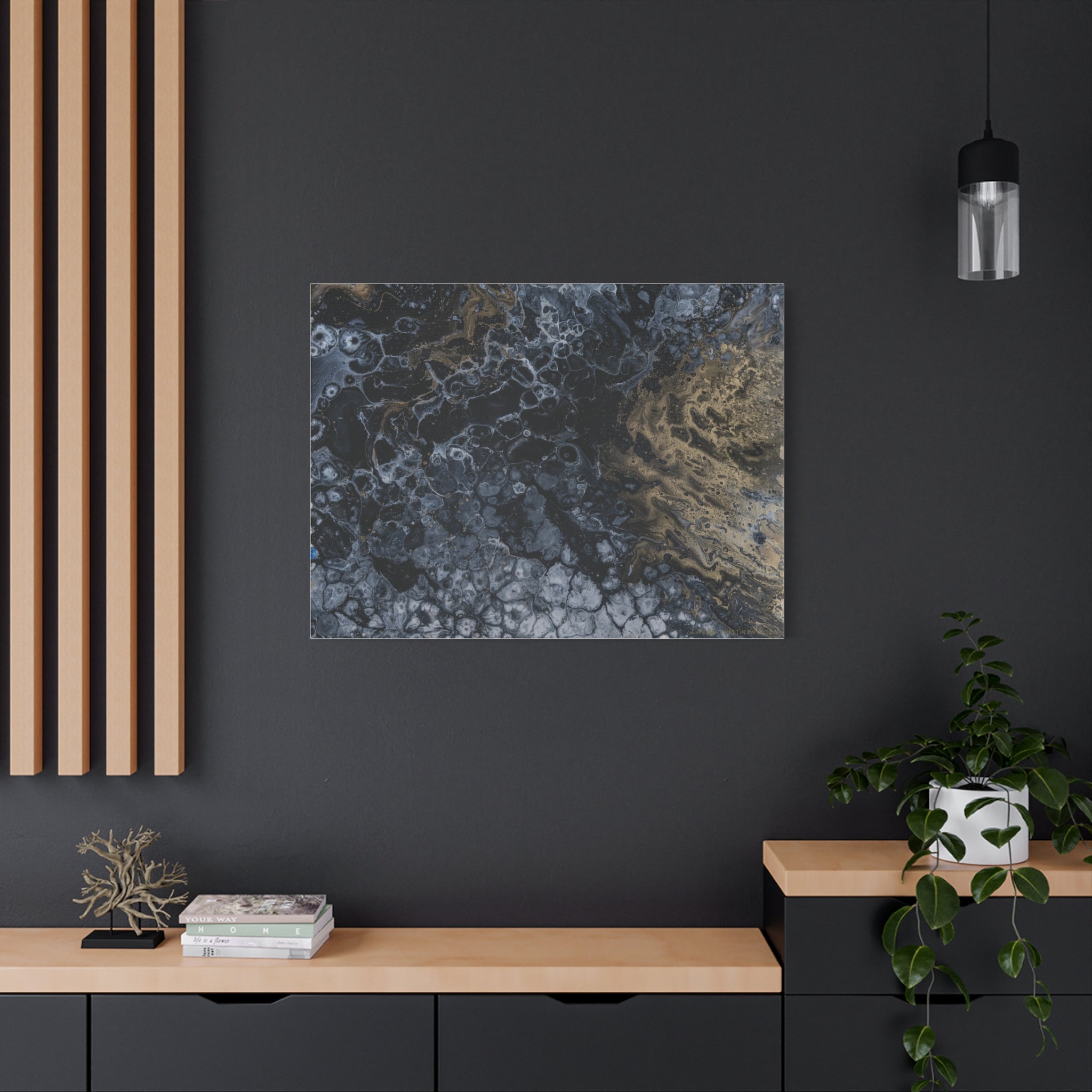 Stormy Coast - Matte Stretched Wall Art