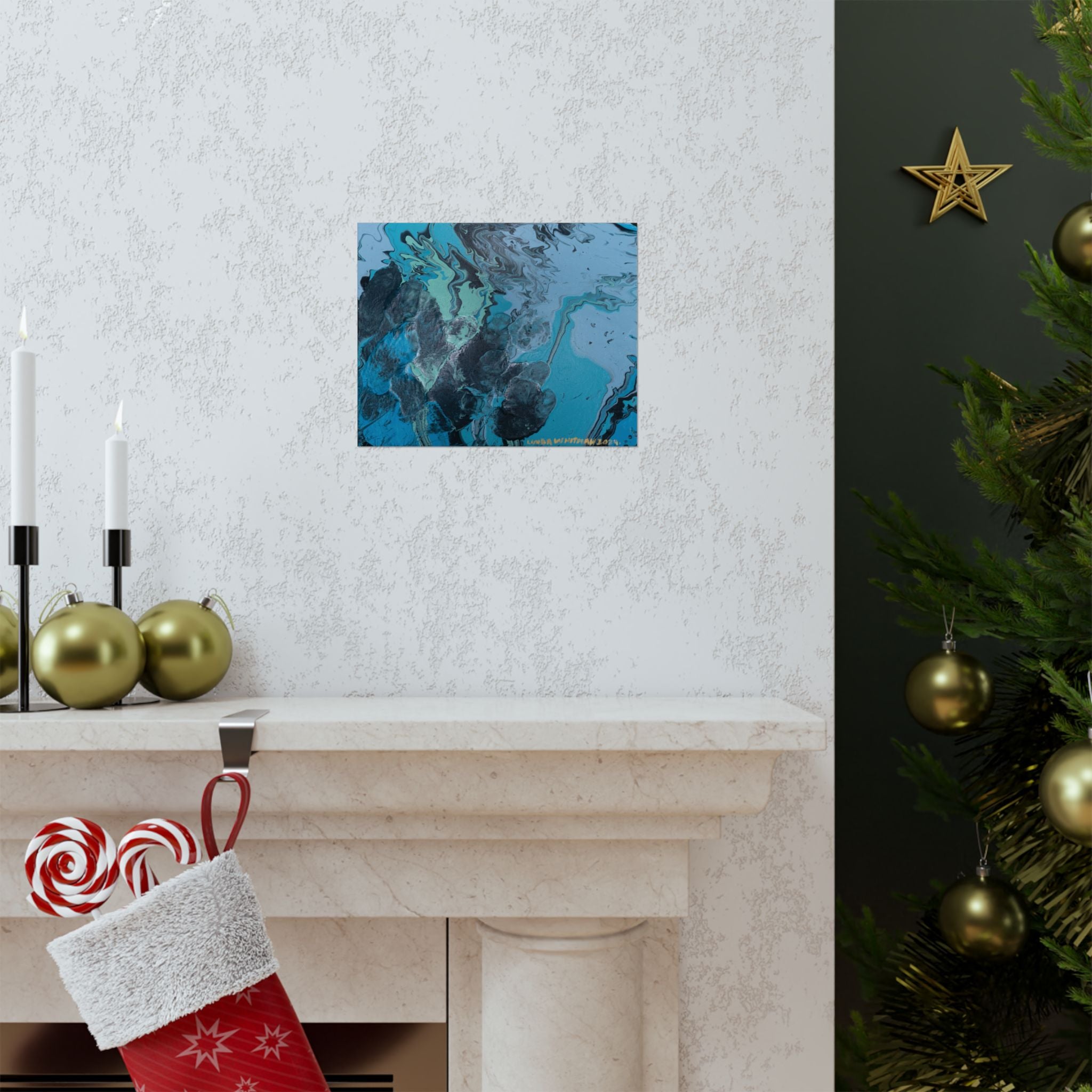 Calming Tide - Matte Horizontal Poster
