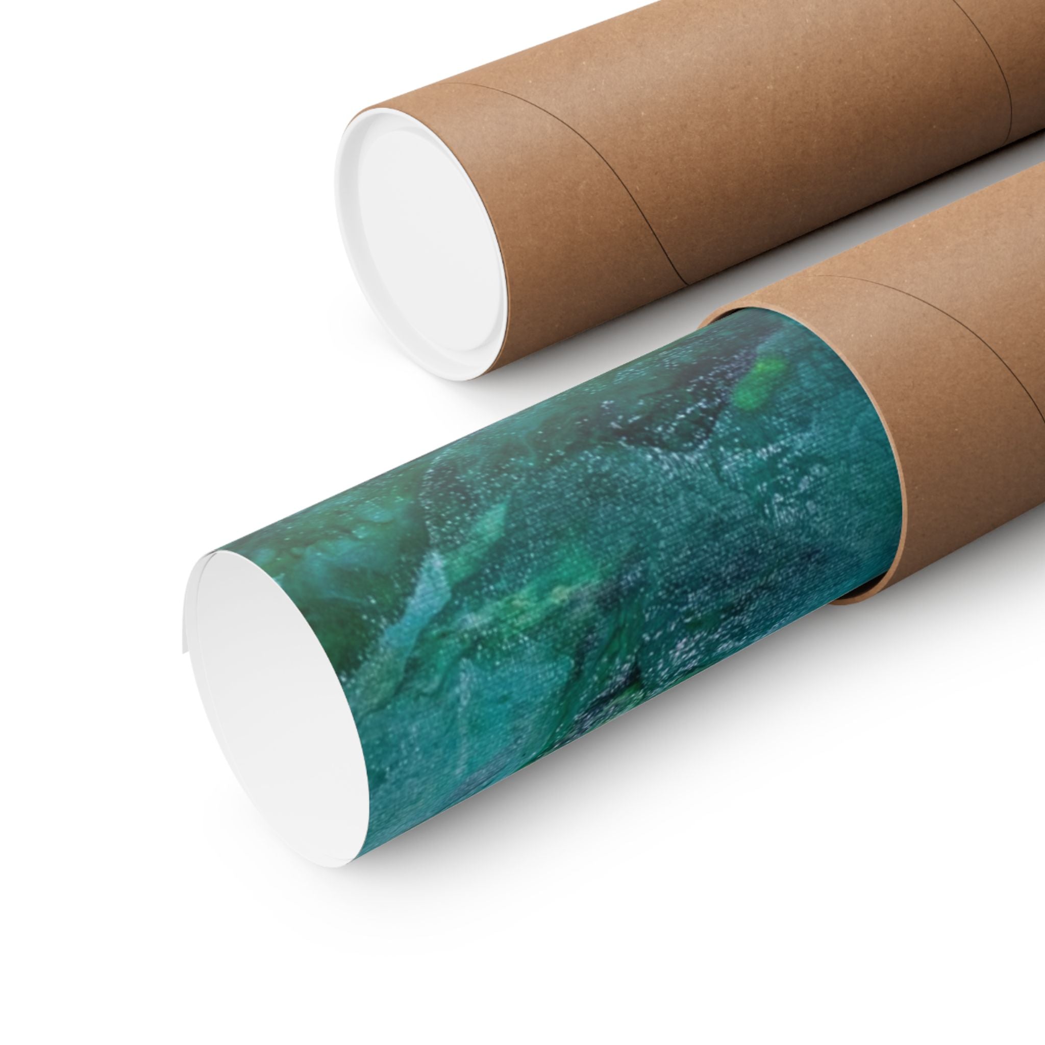 Green Vortex - Matte Horizontal Poster