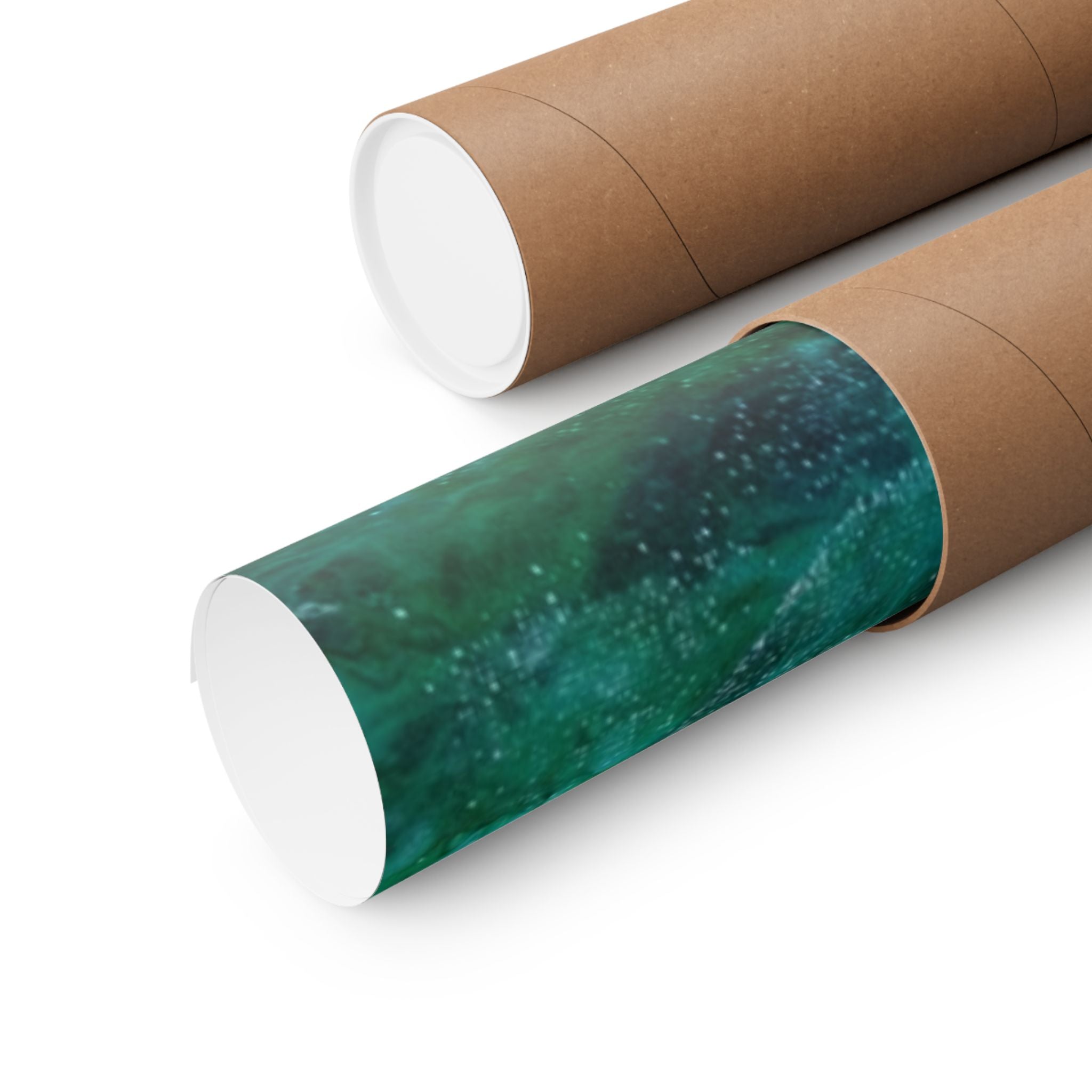 Green Vortex - Matte Horizontal Poster
