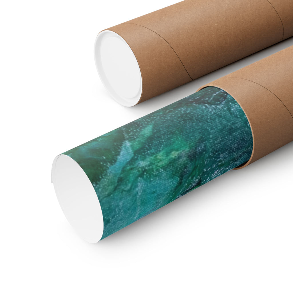 Green Vortex - Matte Horizontal Poster