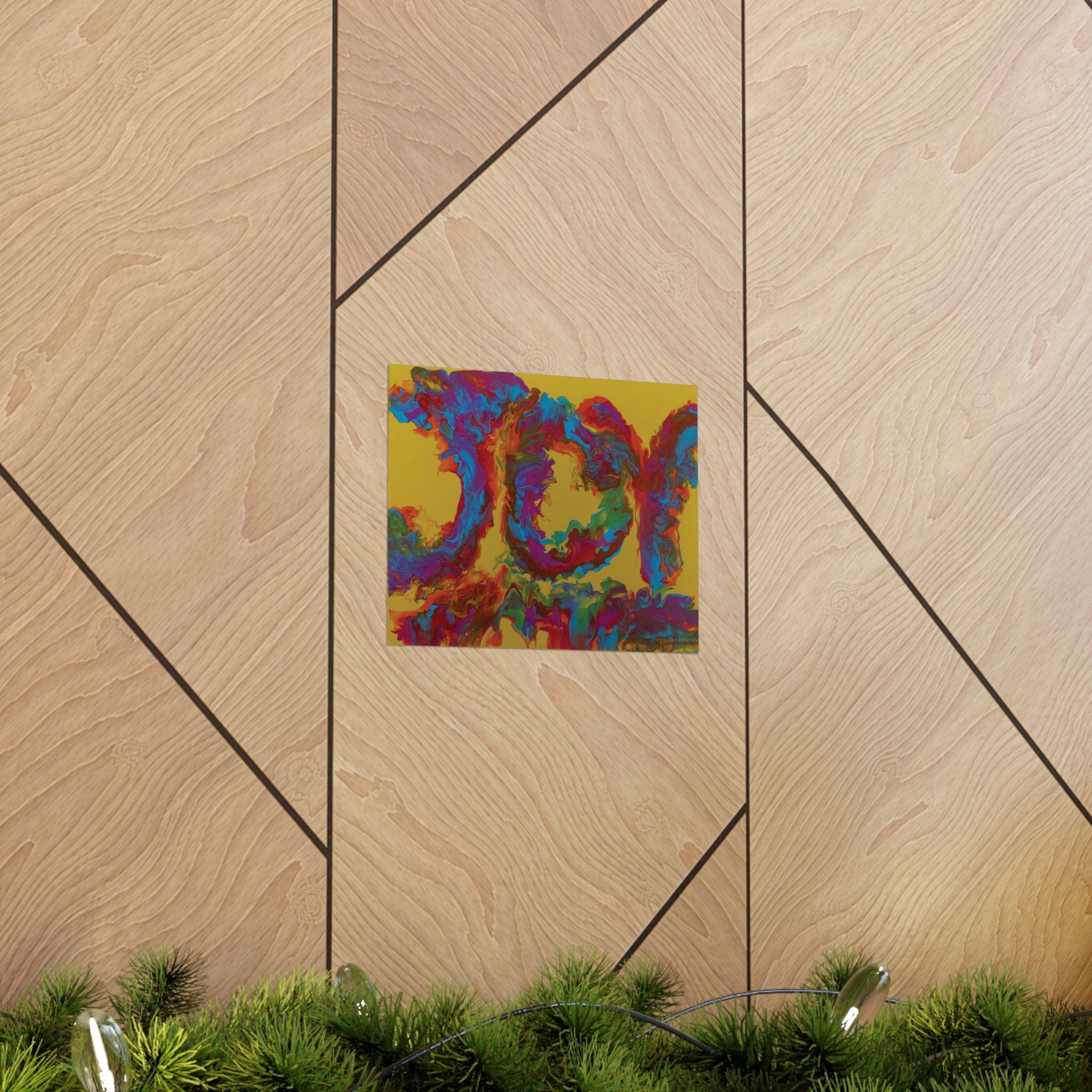 JOY - Matte Horizontal Poster