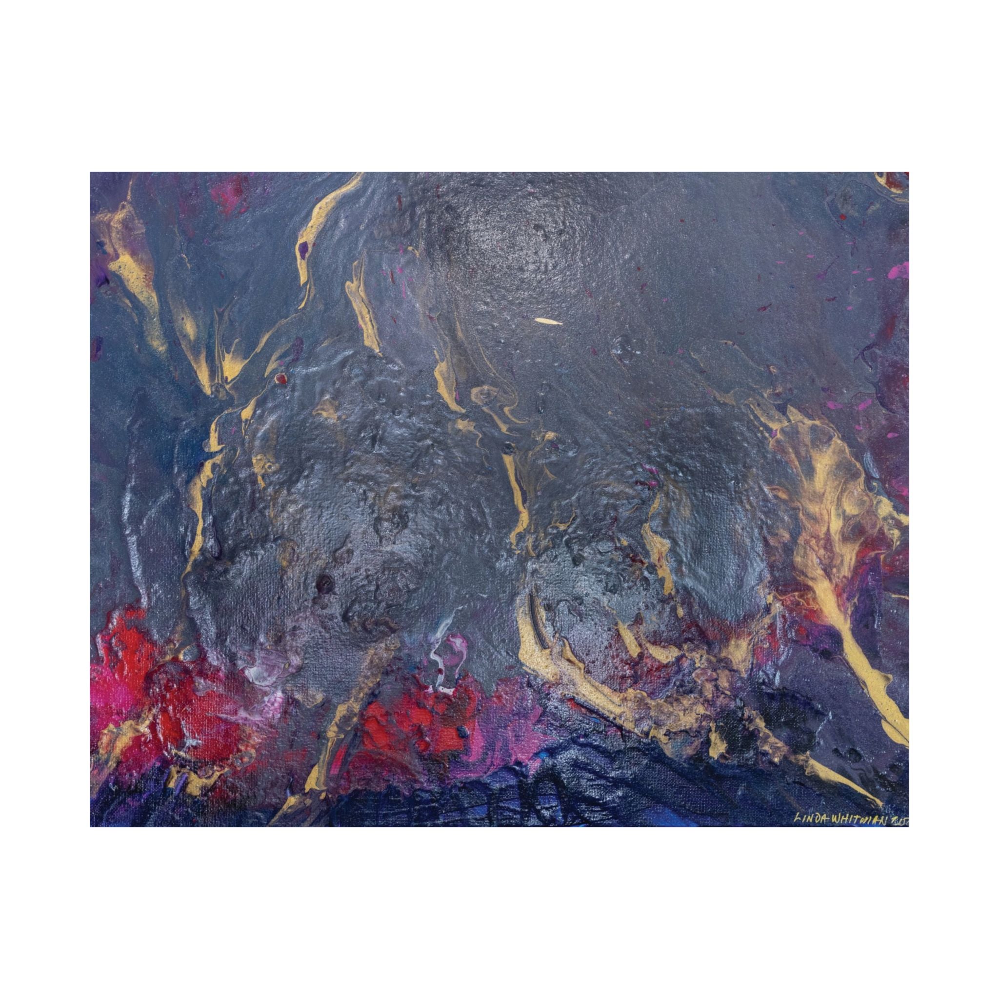 Dark Ocean - Texture Matte Poster