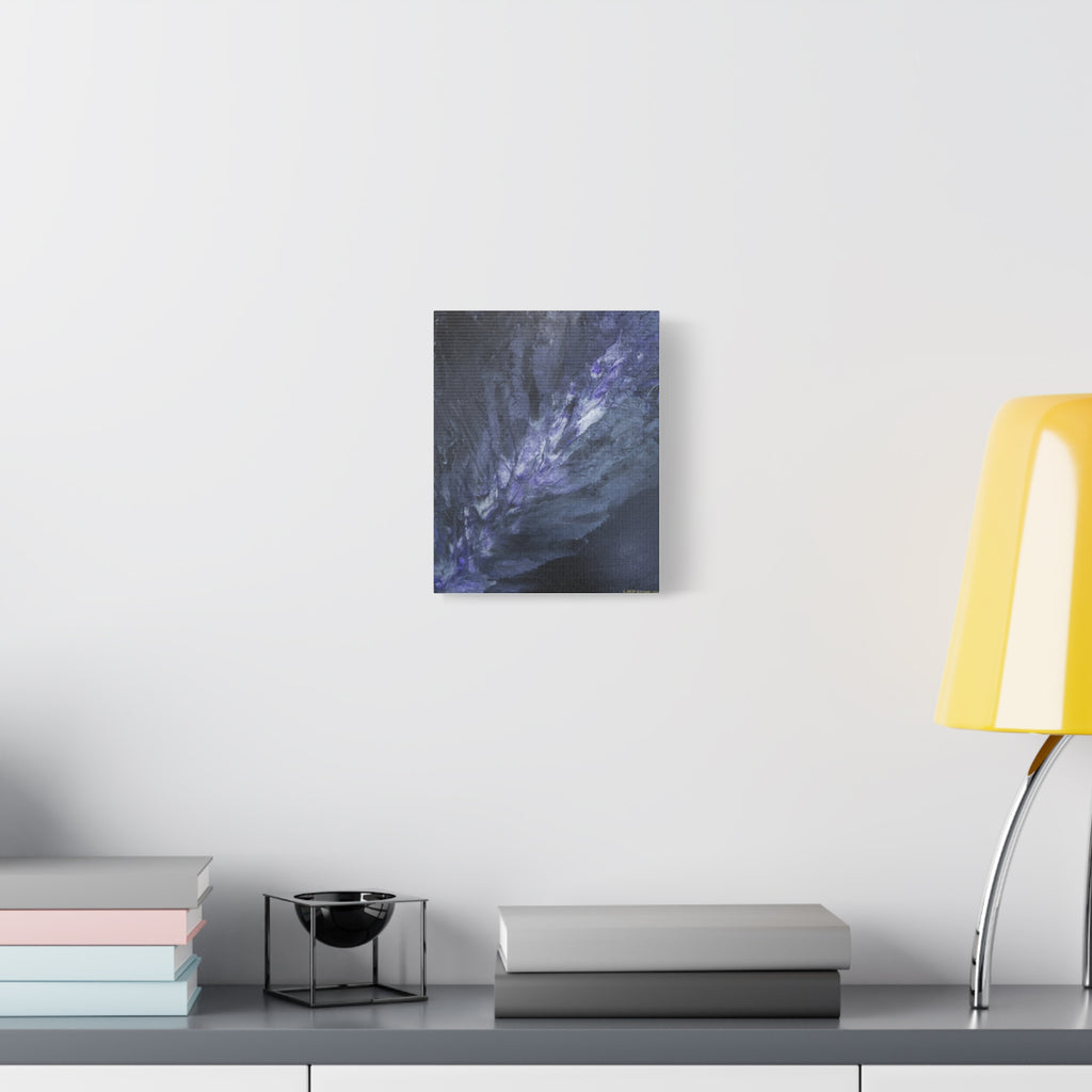 Purple Nebula — Matte Stretched Wall Art